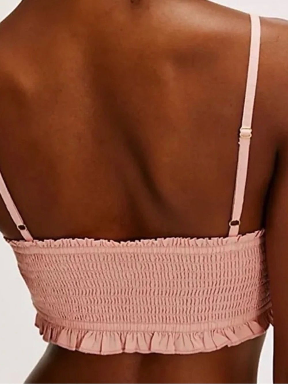Free People Tallulah Bralette Size Medium NWT Maurice/ Pink - Picture 3 of 7